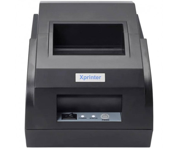 Друкарка чеків Xprinter XP-58IIZ термодрук 90 мм/с стрічка 58 мм USB чорний, фото №1