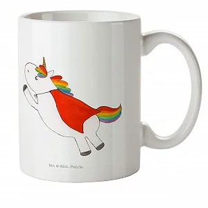 Кухоль Mr. & Mrs. Panda Дитячий Єдиноріг Pegasus Єдиноріг Супергерой Дівчина Герой Пластиковий - Фото 1