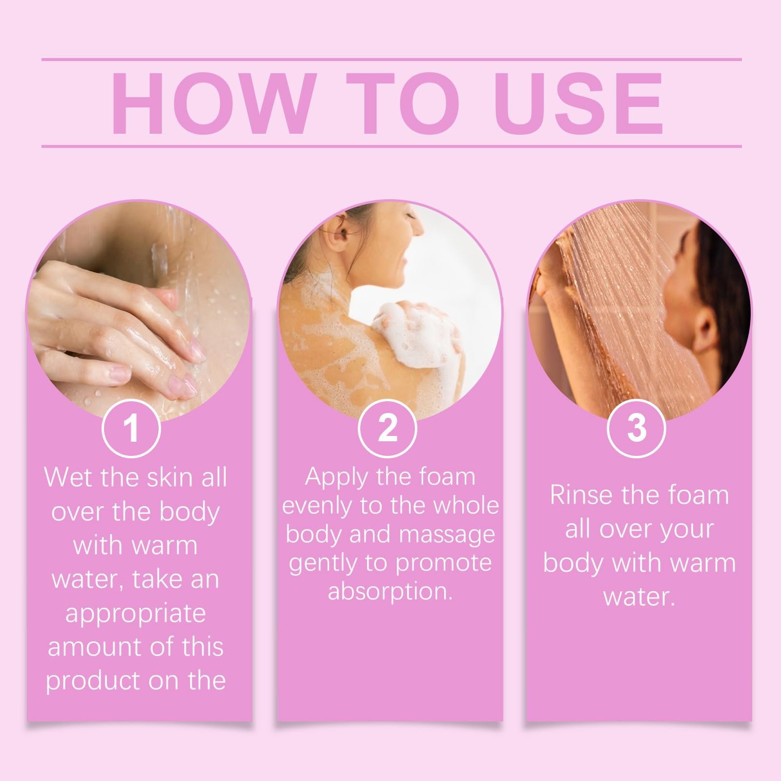 Крем-гель для душу зволожуючий з піною та мочалкою у наборі, фото №7