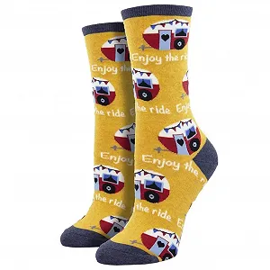 Шкарпетки Socksmith Enjopy the Ride Caravan, Camping One Size 36-40 - Фото 1