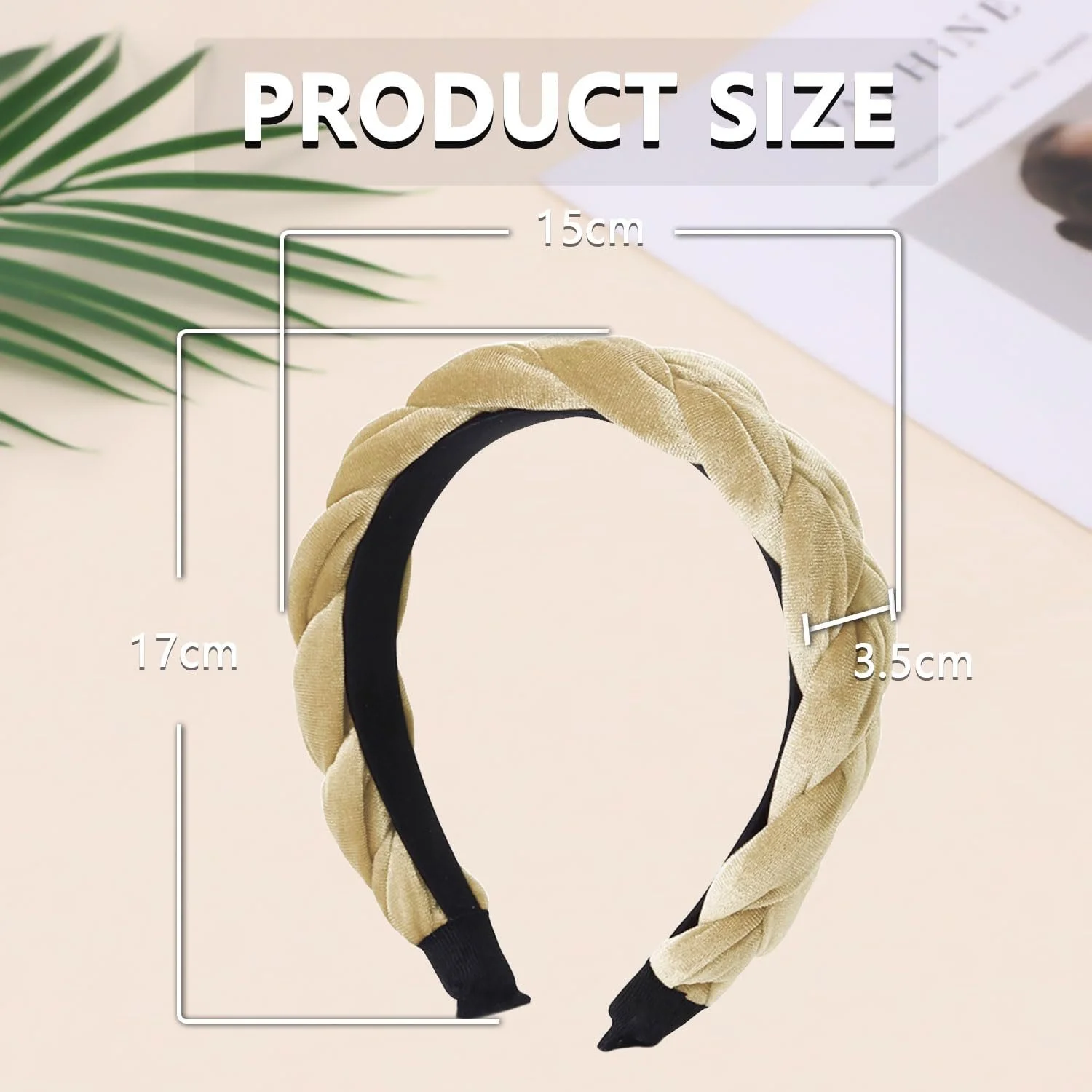 Обруч для волосся Favuit Оксамитовий, фото №2