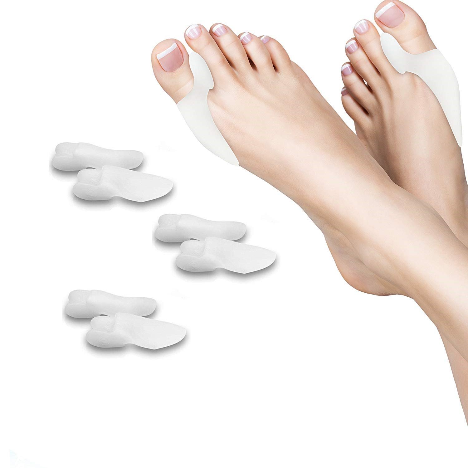 Роздільник для пальців ніг Hallux Valgus Salefun, 6 шт., фото №2