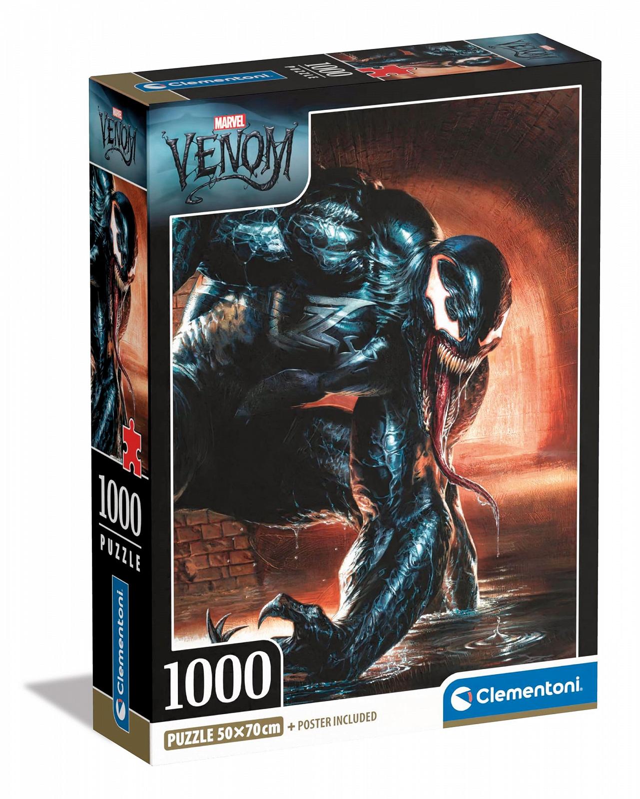Пазл Clementoni Marvel Venom 39879 1000 деталей 70 x 50 см, фото №1