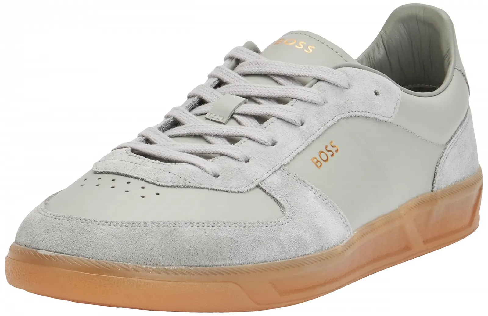 Кросівки BOSS Brandon Tenn Замша та Шкіра з Логотипом, фото №1 Кросівки BOSS Brandon Tenn Замша та Шкіра з Логотипом, фото №1