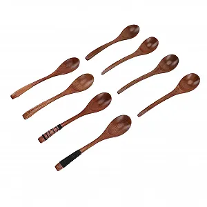 Ложка Дерев'яна Набір Колір дерева synthetic.ua - Фото 1