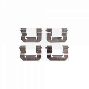 Комплект аксесуарів, гальмівні колодки дискові NK 79991016, передній міст - Фото 1