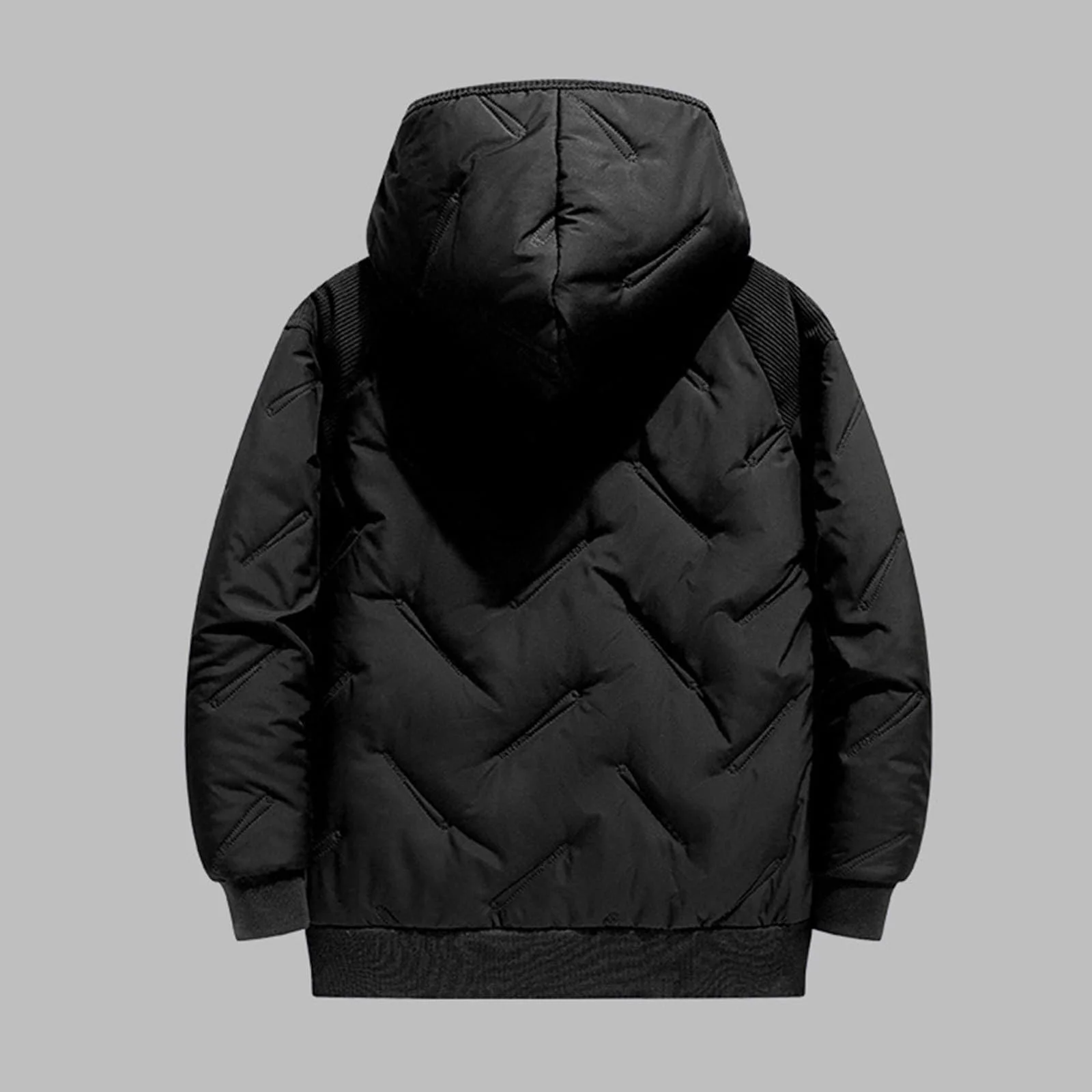 Зимняя Куртка для Мальчиков Generisch с Флисовой Подкладкой Утепленная Теплая Куртка для Детей Подростков Ветрозащитная для Холодной Погоды для Активного Отдыха с Тисненым Дизайном, фото №5