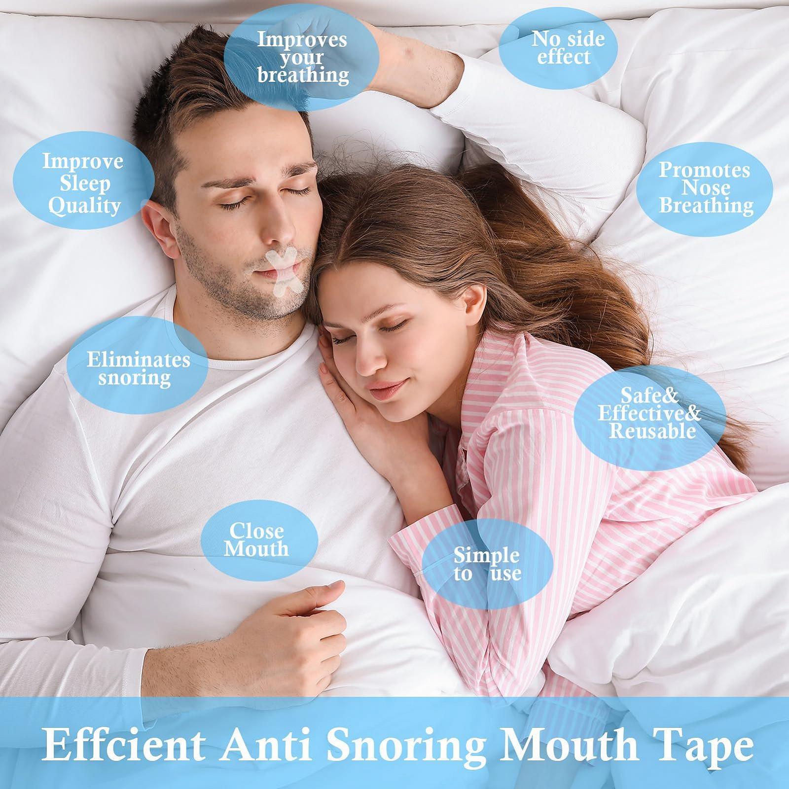 Наклейки для рота для сну 60 шт, фото №2 Наклейки для рота для сну 60 шт, фото №2