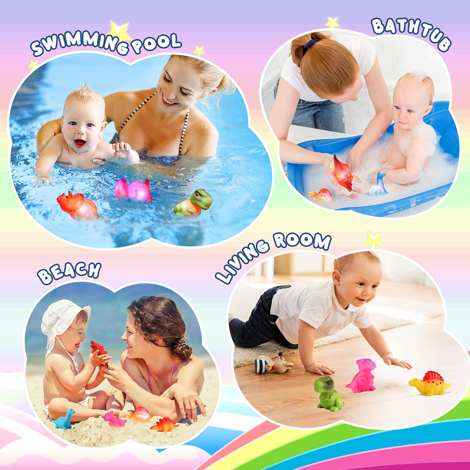 Іграшка для ванни Динозавр, 6-12 місяців, фото №3