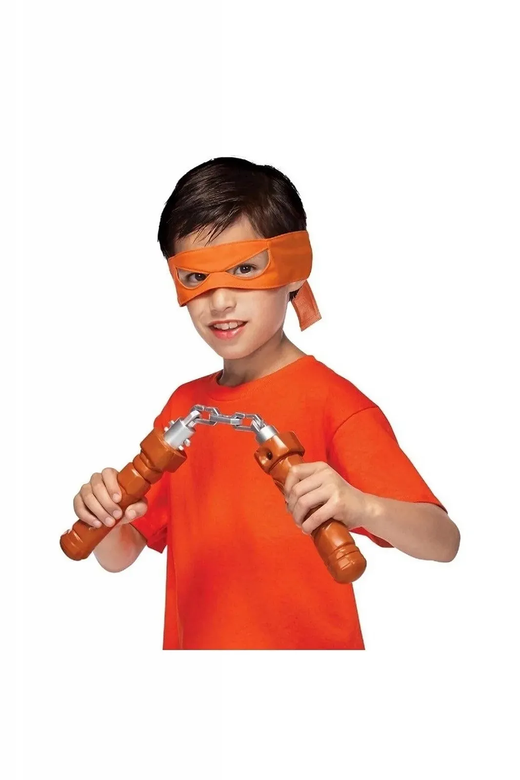 Игровая фигурка Teenage Mutant Ninja Turtles Mutant Mayhem Michelangelo Transforming Nunchuk, фото №3