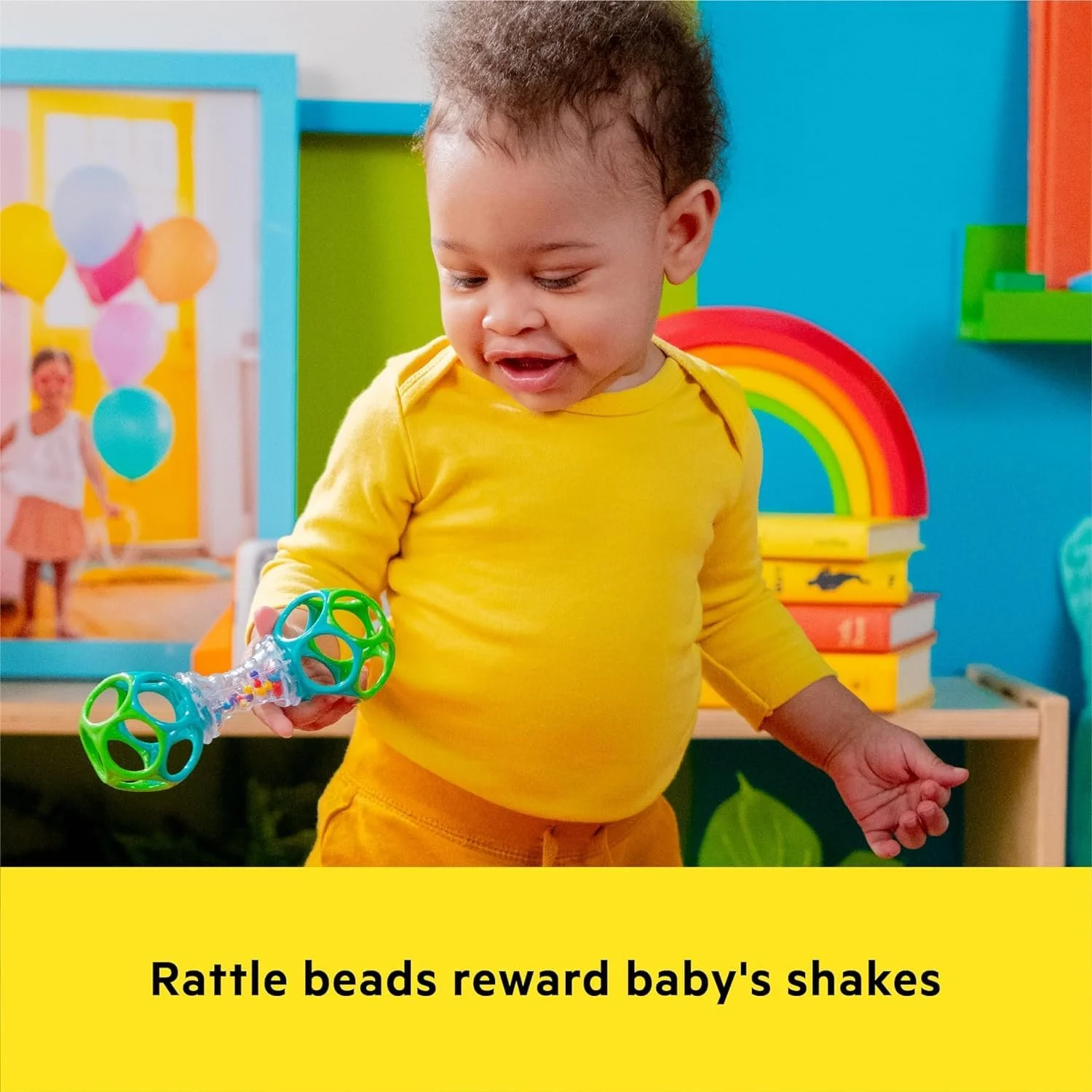 Погремушка Oball синий, фото №3