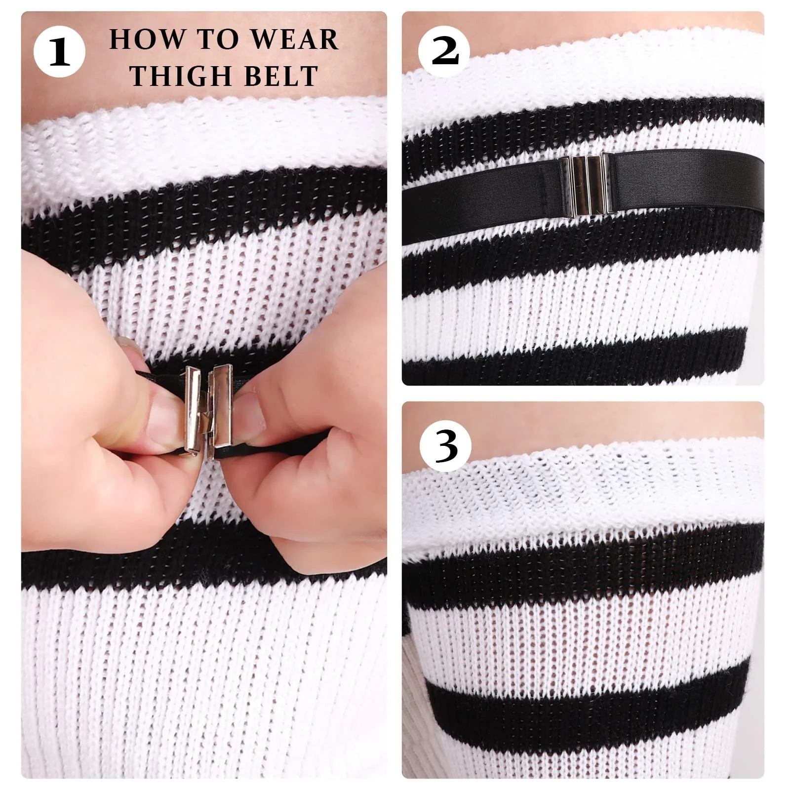 Жіночі шкарпетки DRESHOW Plus Size вище коліна, фото №5 Жіночі шкарпетки DRESHOW Plus Size вище коліна, фото №5