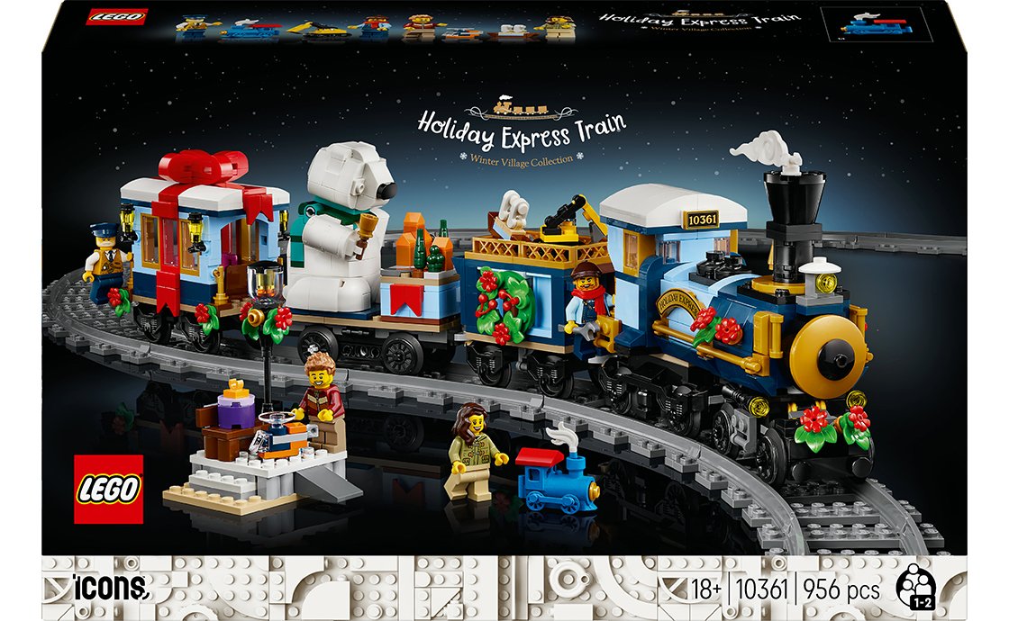 Конструктор Лего LEGO Icons Праздничный экспресс (10361), фото №1 Конструктор Лего LEGO Icons Праздничный экспресс (10361), фото №1