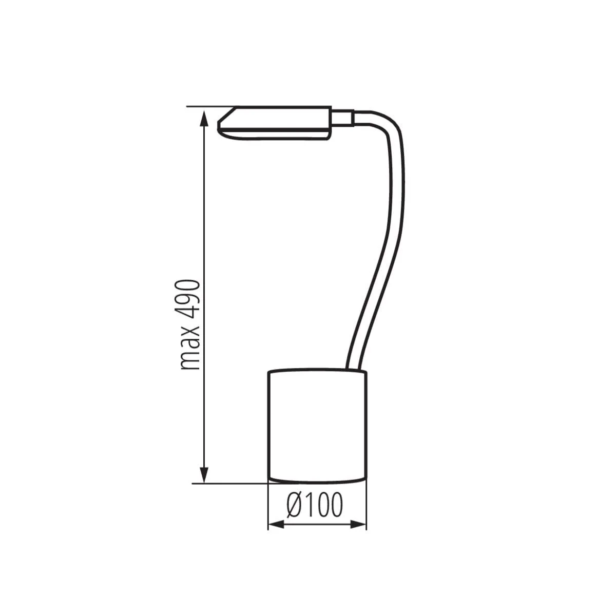 Настільна лампа LightLogic LL LANKI DIM CCT OR Акумуляторна з органайзером Помаранчева, фото №2