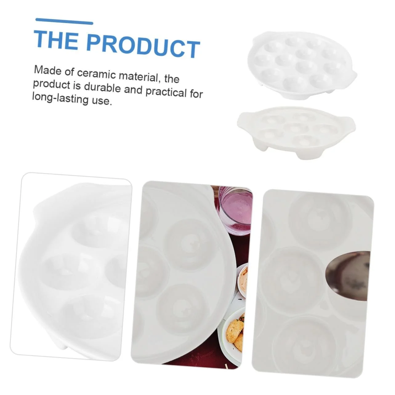 Формы для запекания улиток TOYANDONA 2 шт керамические жаропрочные для эскарго, фото №9