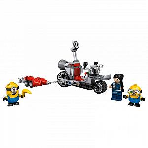 Конструктор LEGO Minions Невероятная погоня на мотоцикле 136 деталей 75549 synthetic.ua - Фото 1