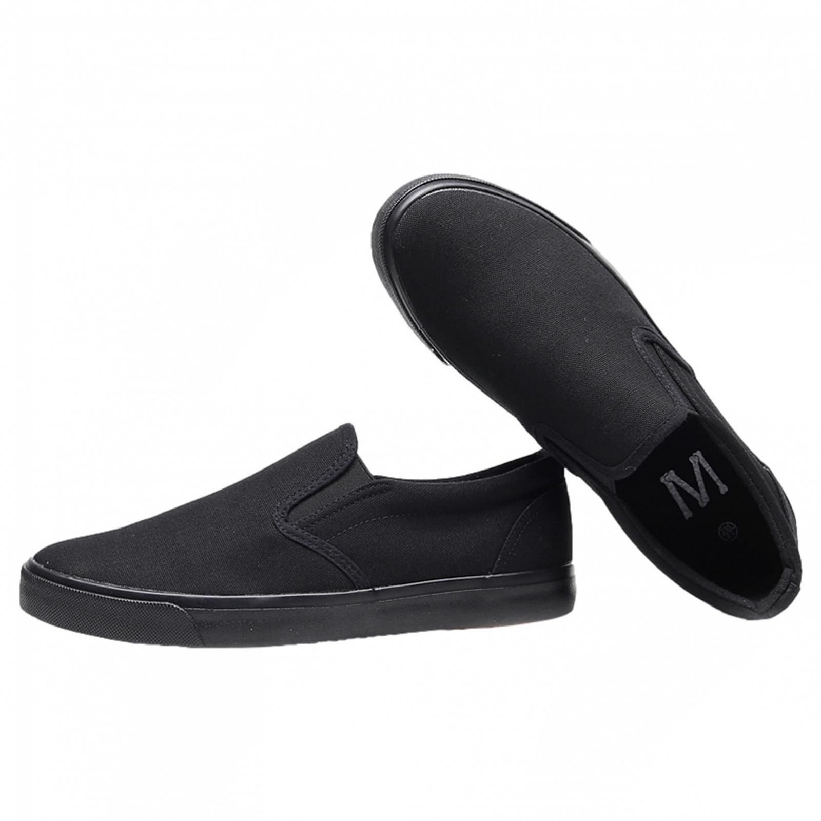 Чоловічі Сліпони Jamron З парусини Однотонні Повсякденні Кросівки Плімсolls, фото №5