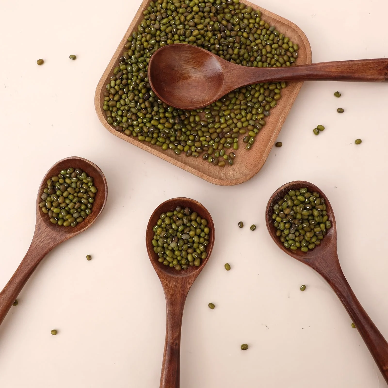 Ложка дерев'яна Cobee, 18.5 см, набір 4 шт., фото №6