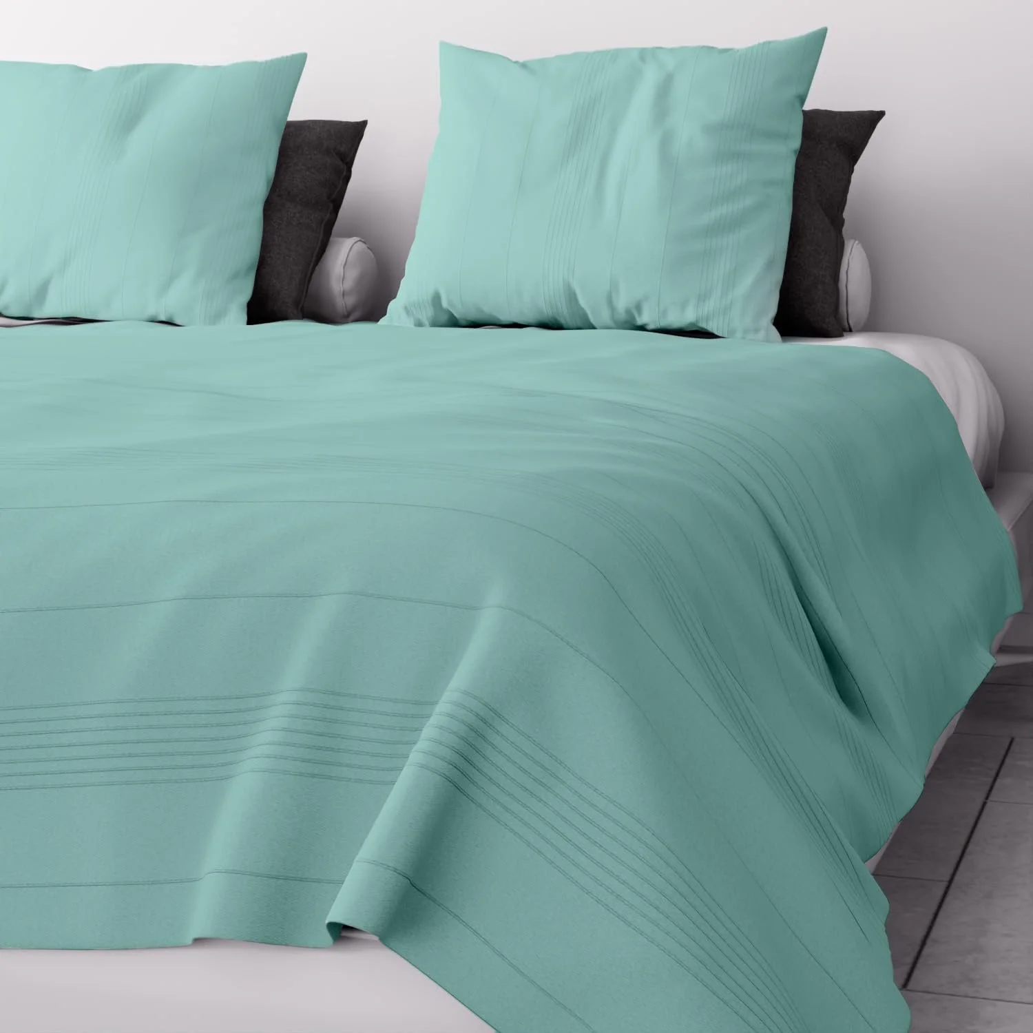 Покривало Тип Soleil d'ocre Adele 220 x 240 см Лагунний Блакитний, фото №1