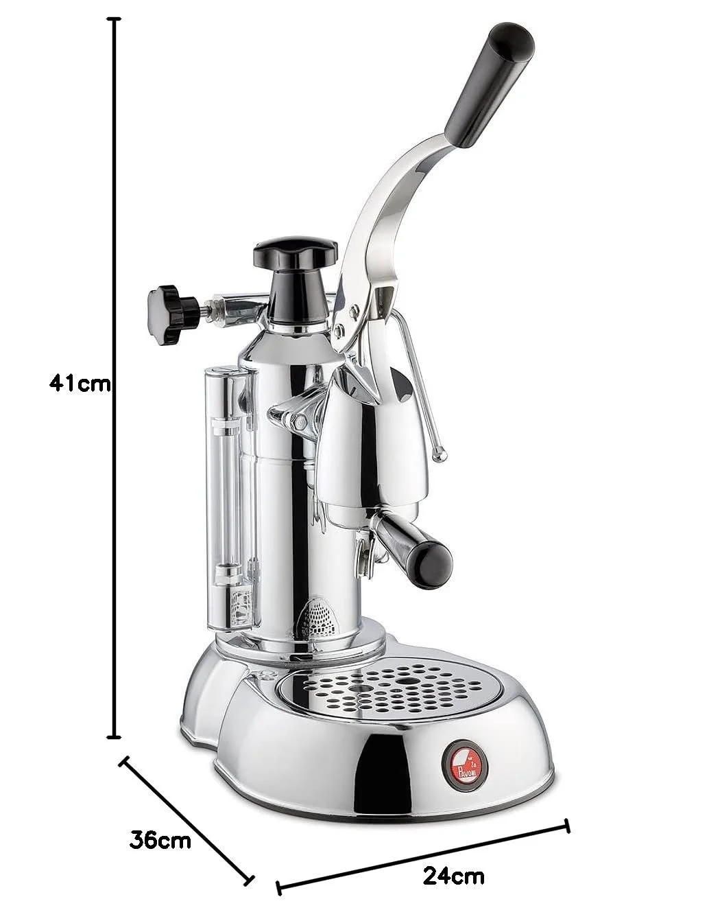 Рычажная кофеварка La Pavoni Stradivari Europiccola Lusso LPLSTL01EU 0.8 л Хром/Черный, фото №4