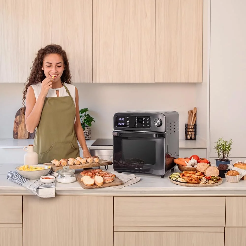 Печь-мультипечь Cecotec Bake&Fry 1500 Touch 15 л 1700 Вт из нержавеющей стали, фото №6 Печь-мультипечь Cecotec Bake&Fry 1500 Touch 15 л 1700 Вт из нержавеющей стали, фото №6