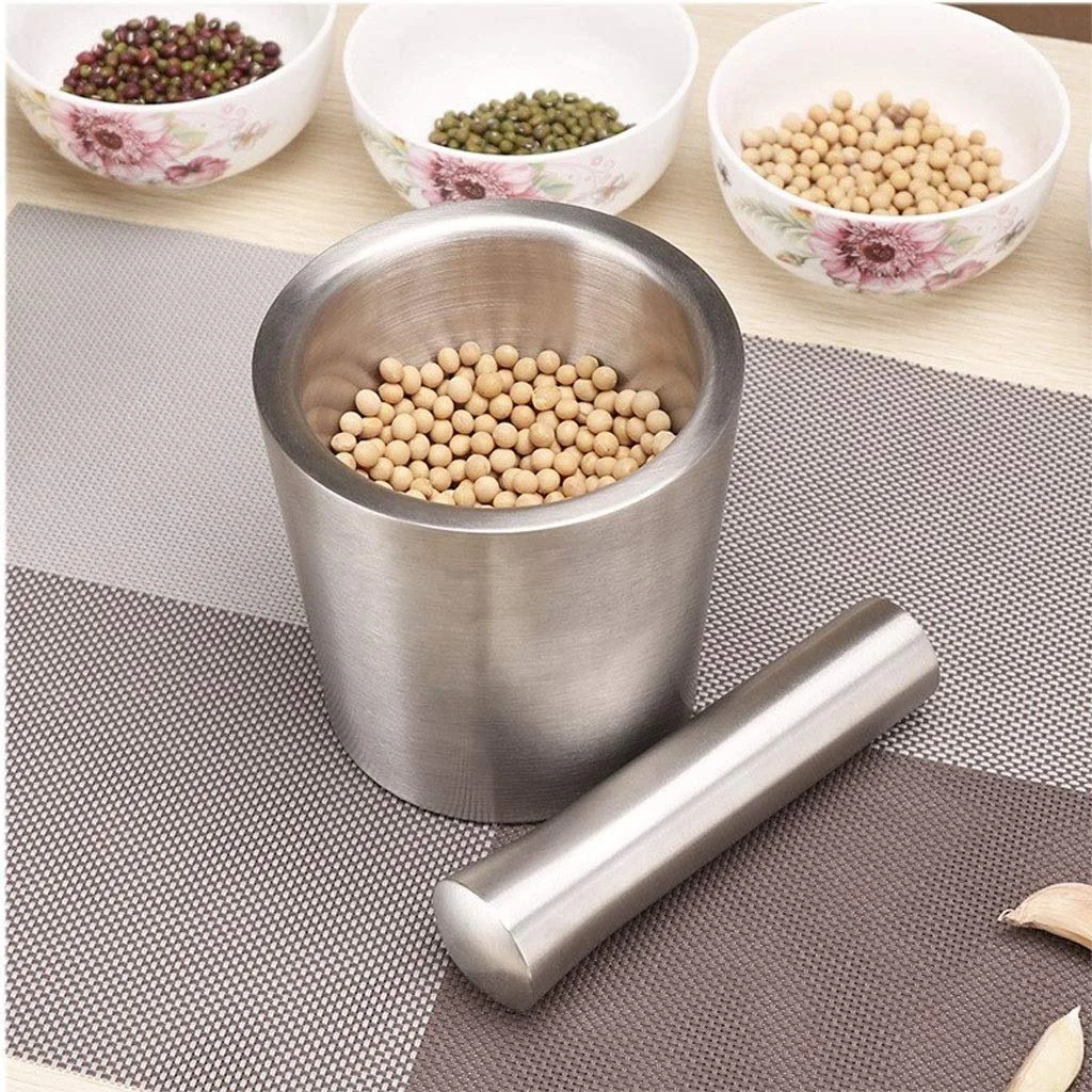 Ступка і товкачик Кухонна 304 Нержавіюча сталь, фото №6