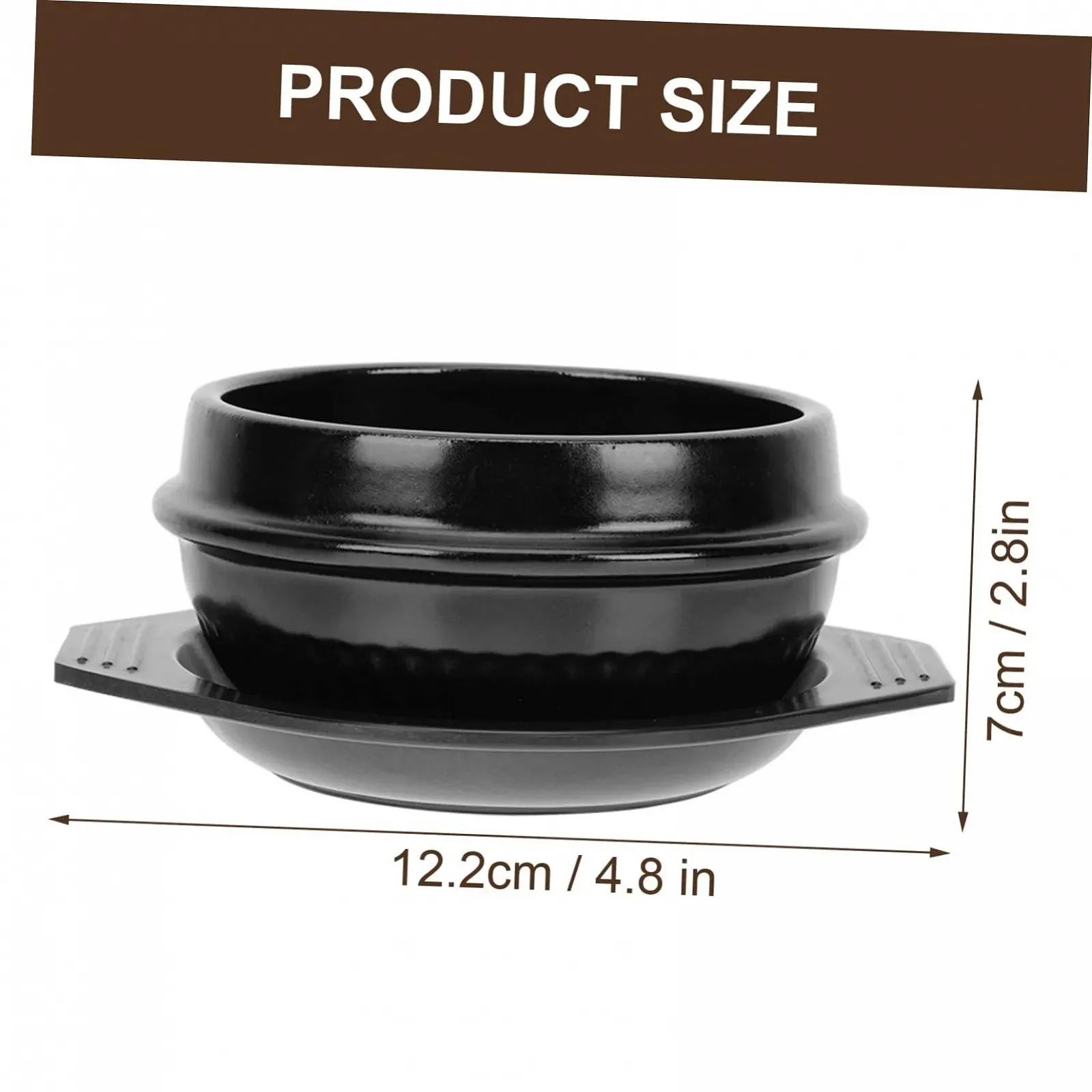 Кастрюля для бибимбапа GALPADA Керамическая 1100 мл, фото №2