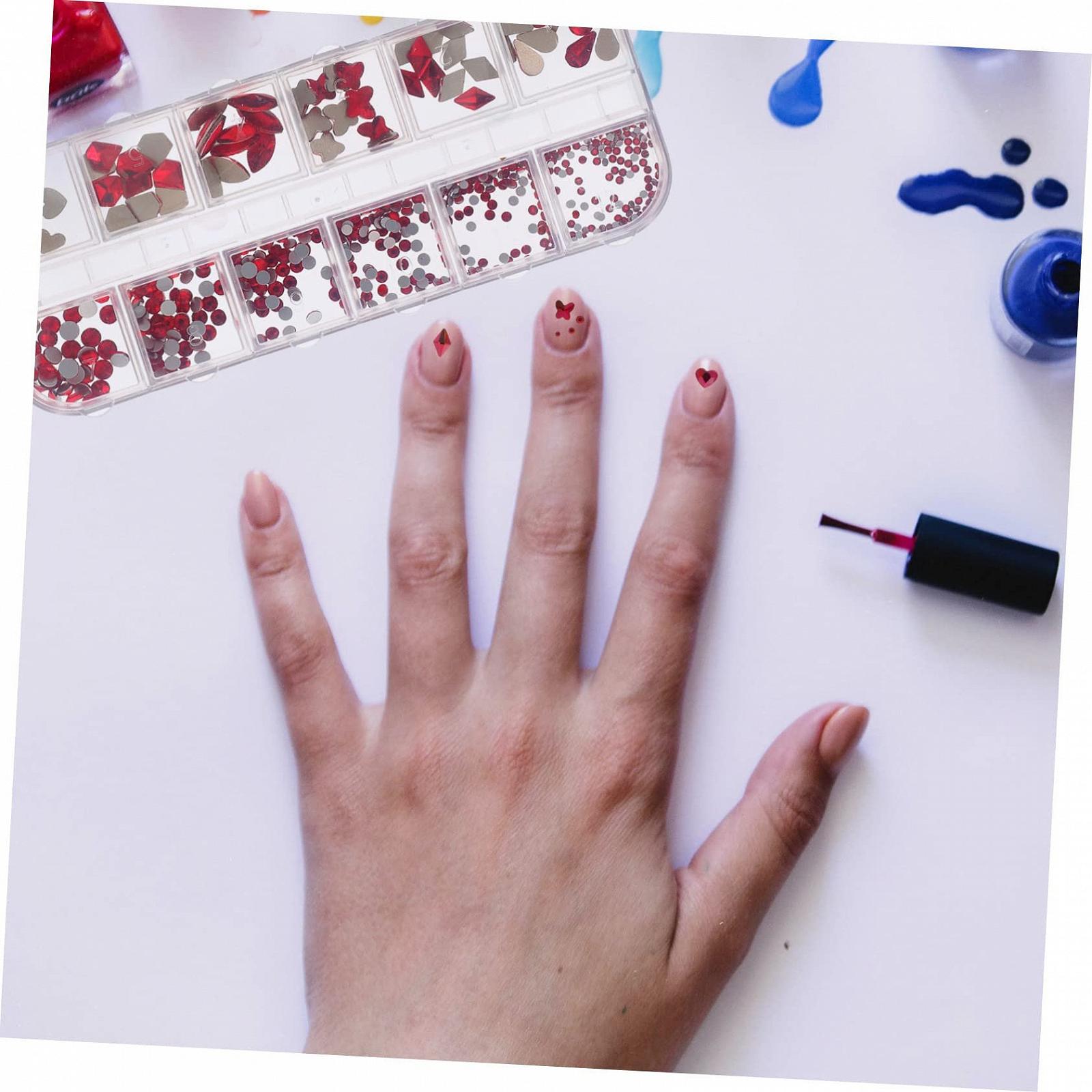 Стрази для нігтів Healeved, різні кольори, фото №3