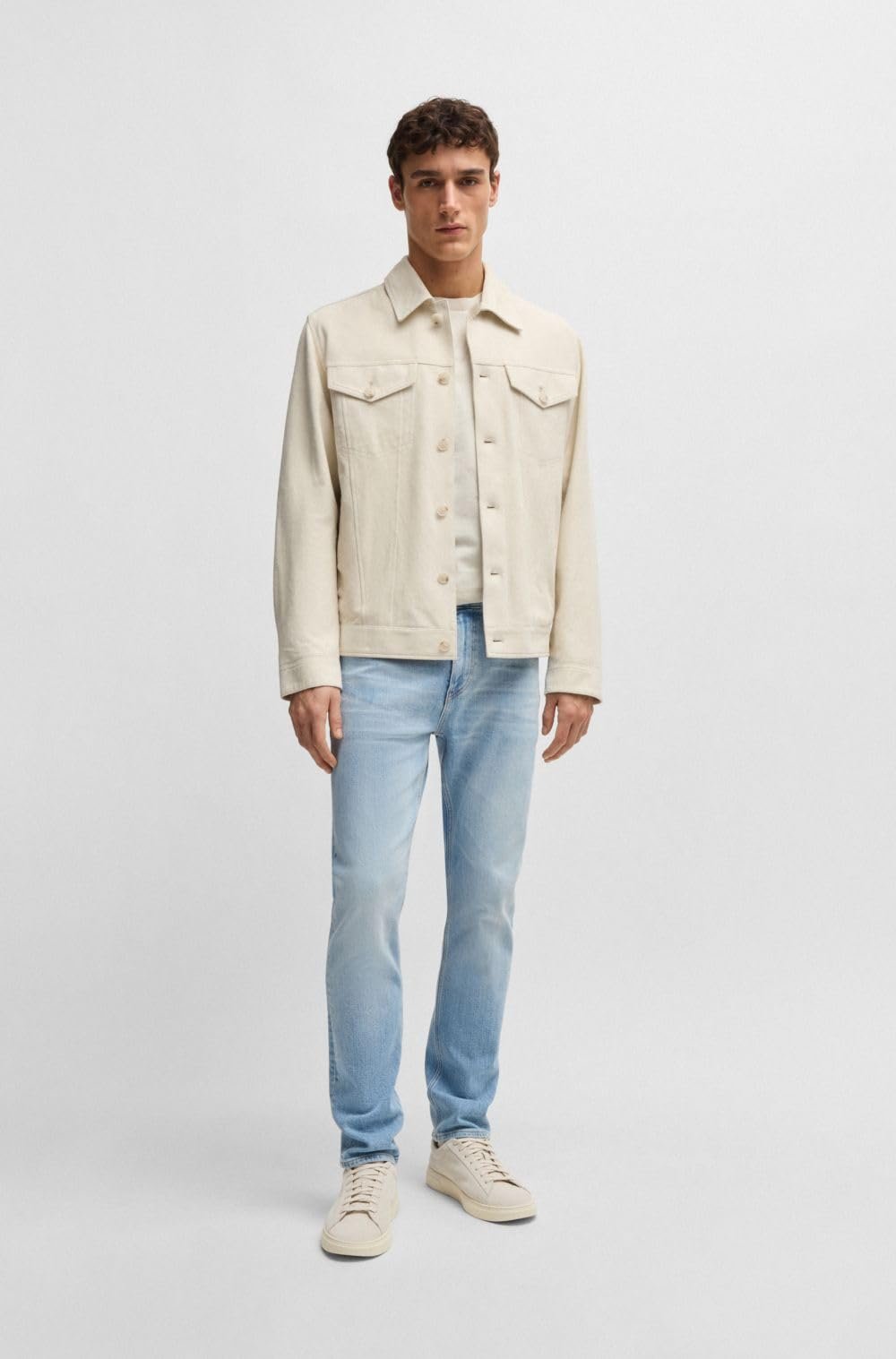 Кеди BOSS Kieran Tenn Замшеві з гумовою підошвою, фото №5