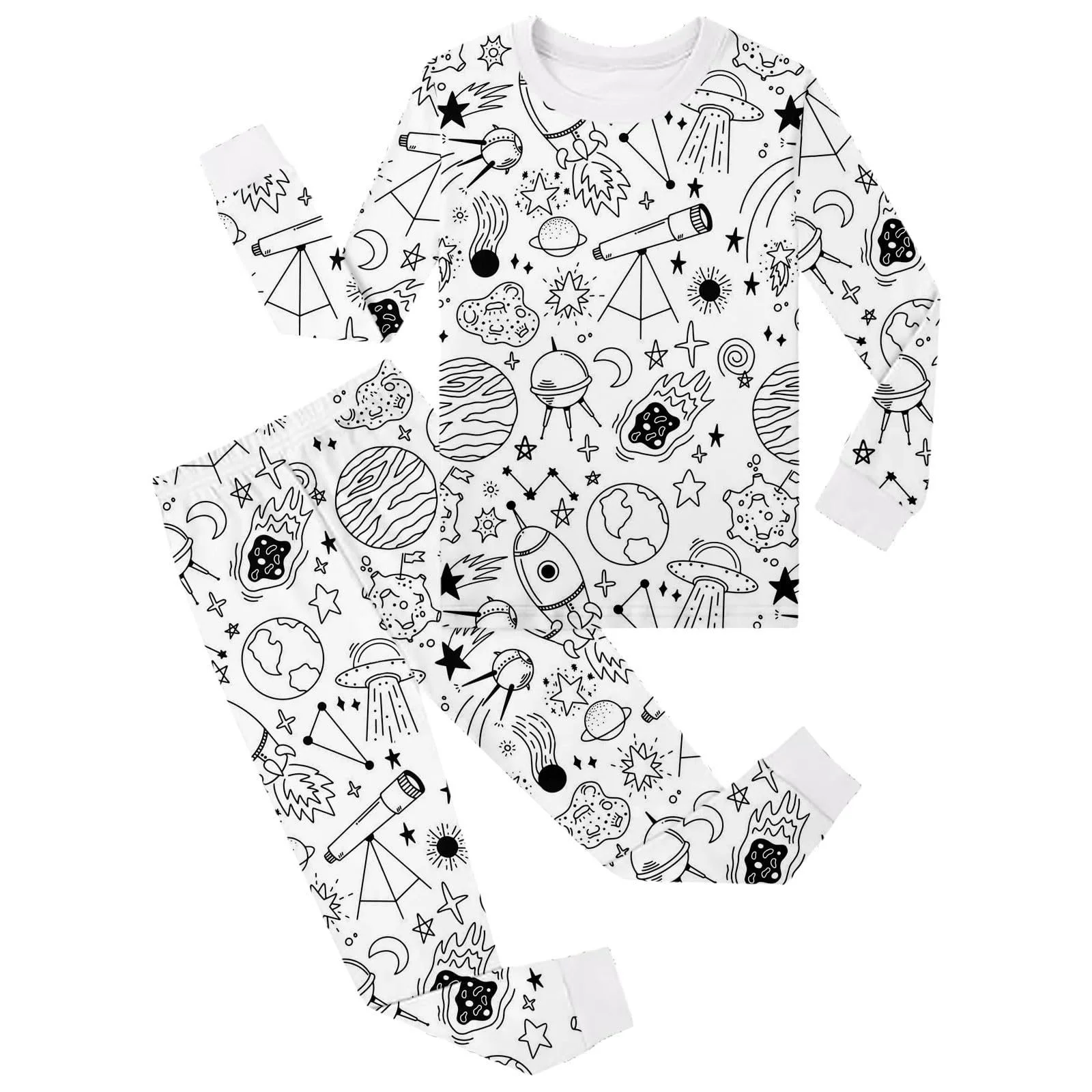 Піжама для дівчинки DIY, для ручного розпису, фото №2