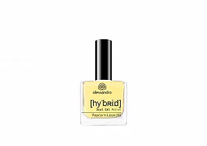 Гель-лак alessandro Hybrid Popcorn Love Пастельный желтый, 8 мл - Фото 1