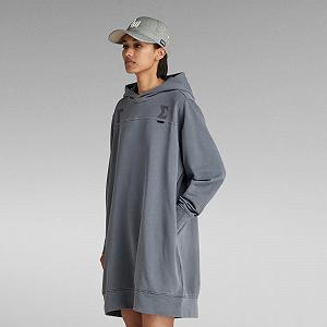 Женское платье G-Star RAW Gamma Sigma Loose Hooded Sweat Dress - XS synthetic.ua - Фото 1