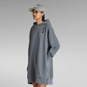 Женское платье G-Star RAW Gamma Sigma Loose Hooded Sweat Dress - XS synthetic.ua - Фото 1