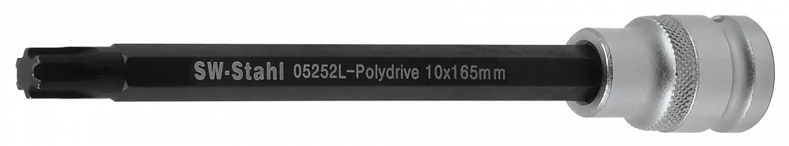 Головка-біта SW-STAHL 05252L 1/2" Polydrive M10 x 165 мм, фото №1