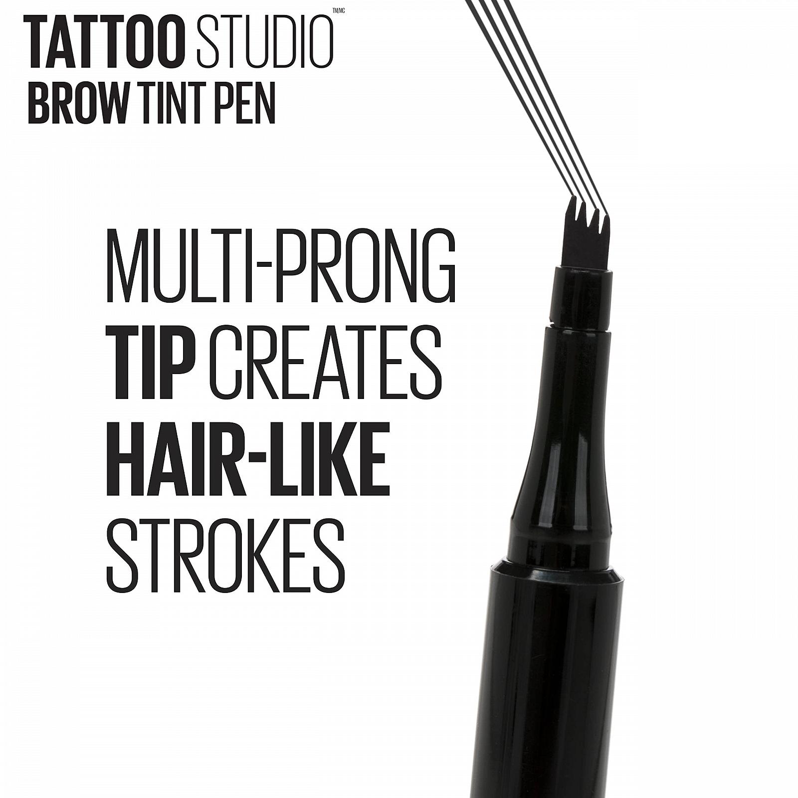 Олівець Maybelline TattooStudio Brow Tint для брів, Soft Brown, 0.037 фл. оз., фото №5