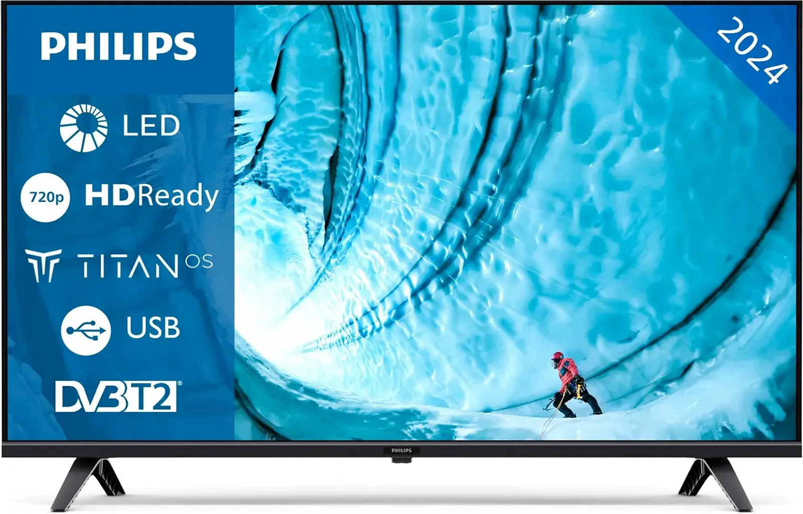 Телевізор 32" Philips 32PHS6009/12 / HD / 60 Гц / LCD / Titan OS / Wi-Fi / T2, фото №1 Телевізор 32" Philips 32PHS6009/12 / HD / 60 Гц / LCD / Titan OS / Wi-Fi / T2, фото №1