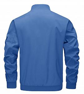 Куртка KEFITEVD Men's Бомбер Лёгкая Тонкая С Карманом На Рукаве Пилот Куртка Переходная С Воротником Стойкой synthetic.ua - Фото 1