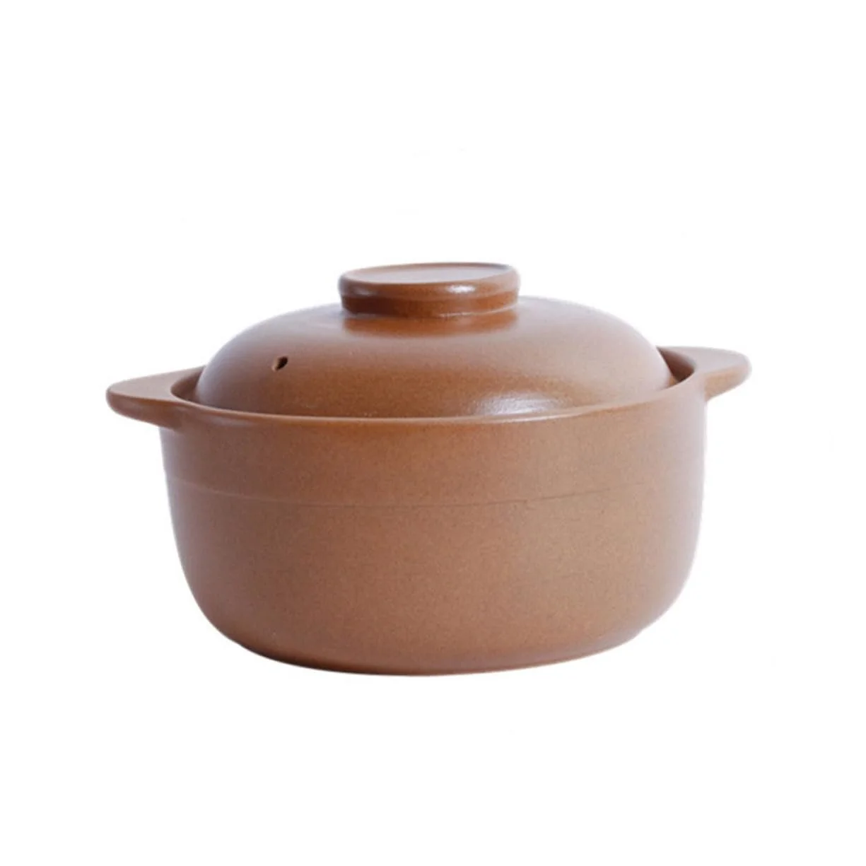 Кастрюля керамическая с крышкой термостойкая для медленного приготовления, фото №1