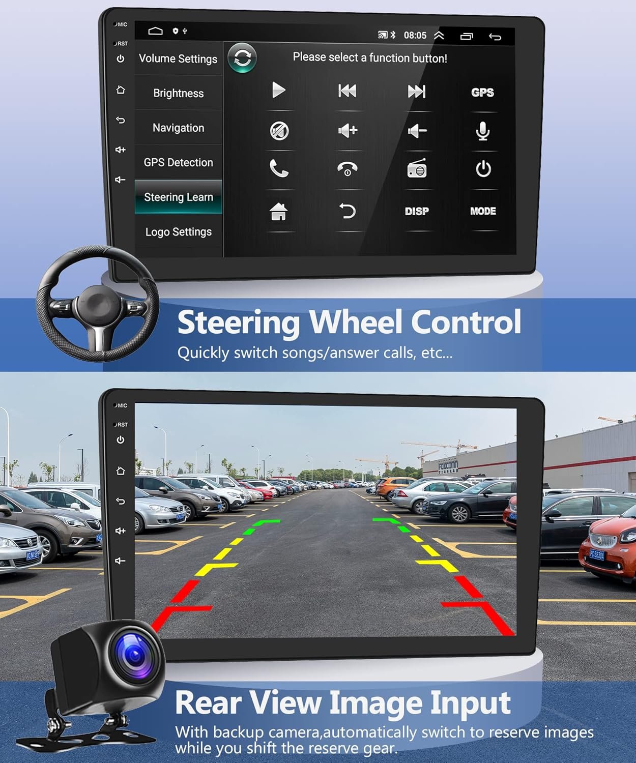 Штатная автомагнитола Rimoody для Renault Megane 3 2008-2014 / 9" / Сенсорная / 2/32Гб / Android 13 / Apple CarPlay / Android Auto / Bluetooth / WI-FI / GPS / USB, фото №7
