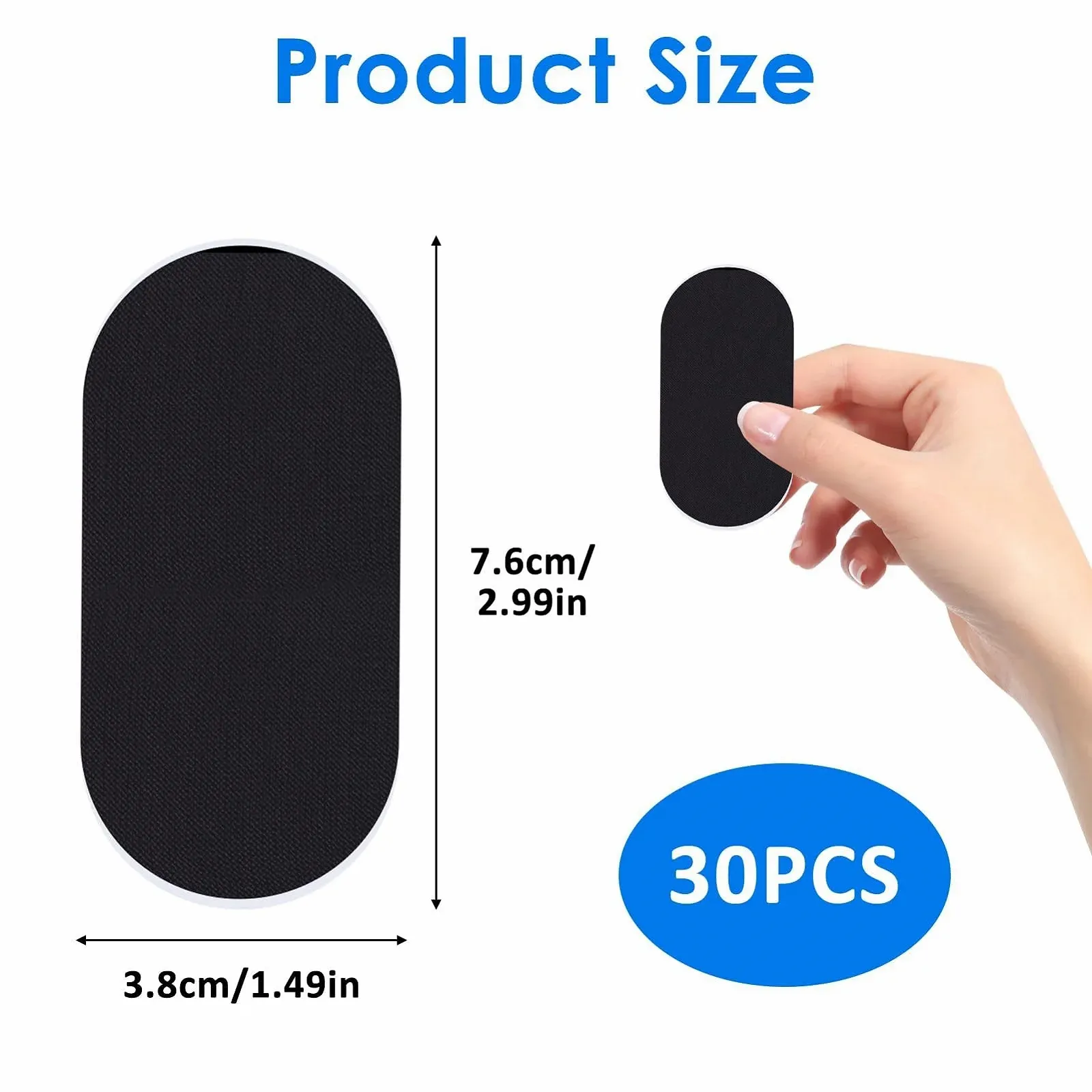 Смужки для рота для сну 30 штук, стрічка для рота для сну без хропіння для чоловіків і жінок, сприяє носовому диханню (Чорний), фото №2