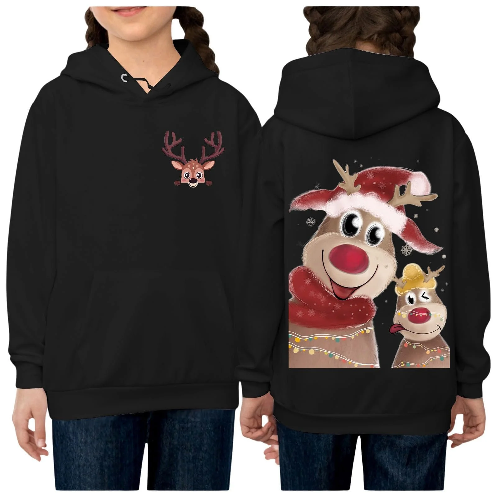 Детский Рождественский Джемпер для Мальчиков и Девочек Рождественский Наряд Рождественский Джемпер Рождественский Санта Клаус с Динозавром, фото №2