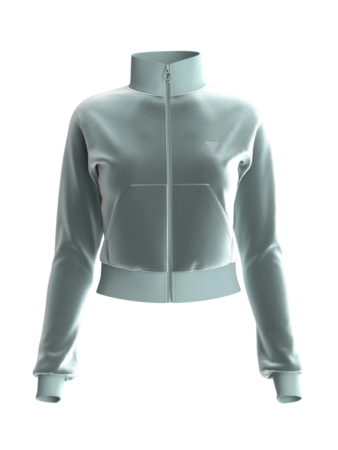 Женская спортивная кофта GUESS athleisure Серо-голубой - S, фото №1