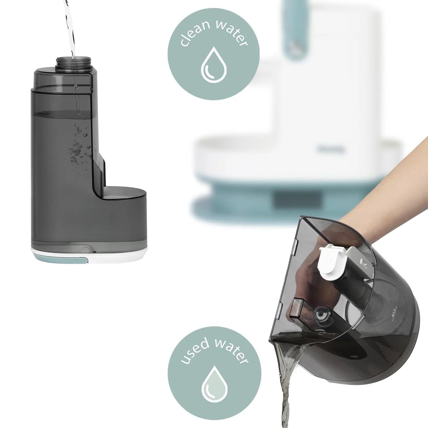 Пароочисник для текстилю H.Koenig TWT99 1700W 1600 мл / 1250 мл, фото №5