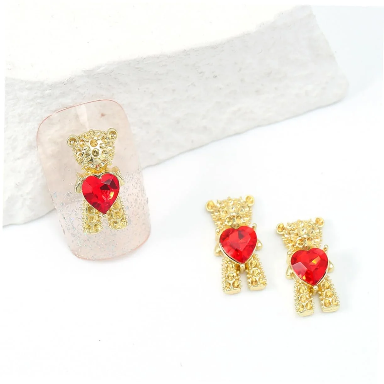 Стразы для ногтей FOMIYES Форма мишек 20 шт., фото №9 Стразы для ногтей FOMIYES Форма мишек 20 шт., фото №9