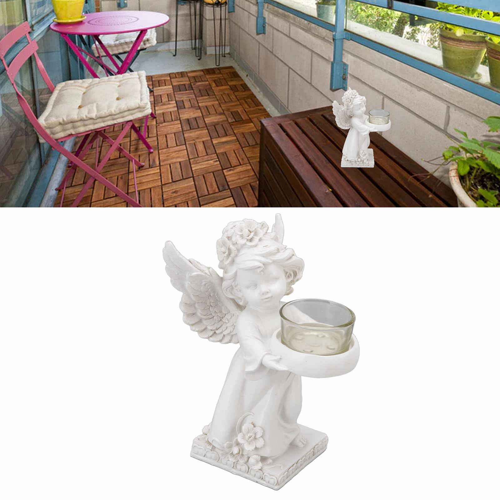 Подсвечник Aladeno Angel Resin 7.09 x 3.94 x 4.72 дюймов Левый тип, фото №3