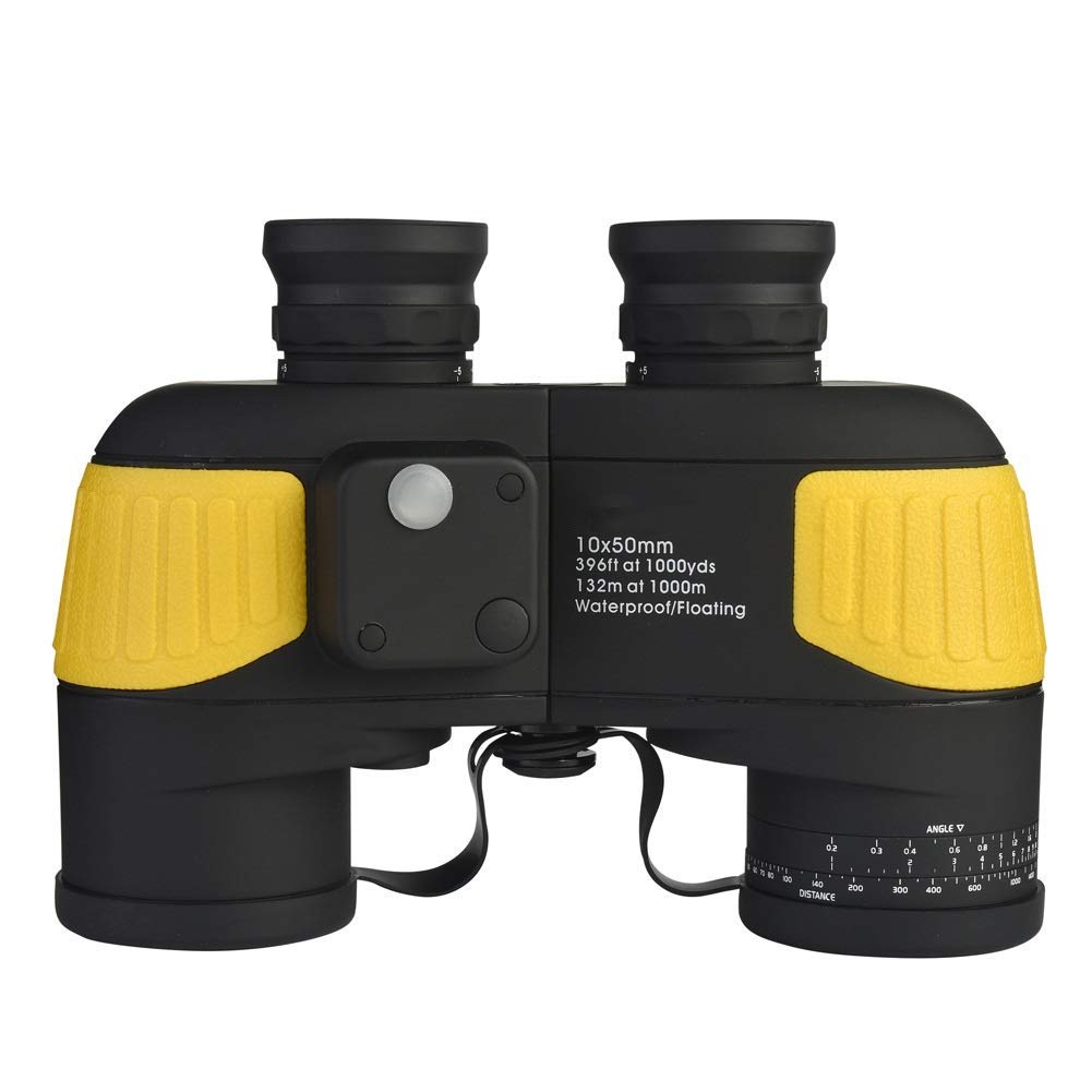 Бінокль Marine Waterproof Anti-fog 10x50 з внутрішнім далекоміром та компасом, фото №7