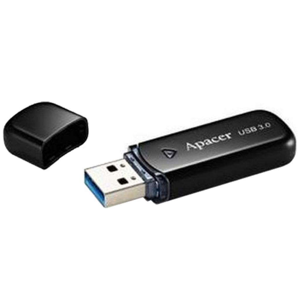 USB флеш-накопитель Apacer 64GB AH355 Black 3.0 AP64GAH355B-1, фото №4