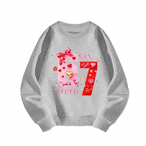 Дитячий світшот з графічним принтом, довгими рукавами - Фото 1