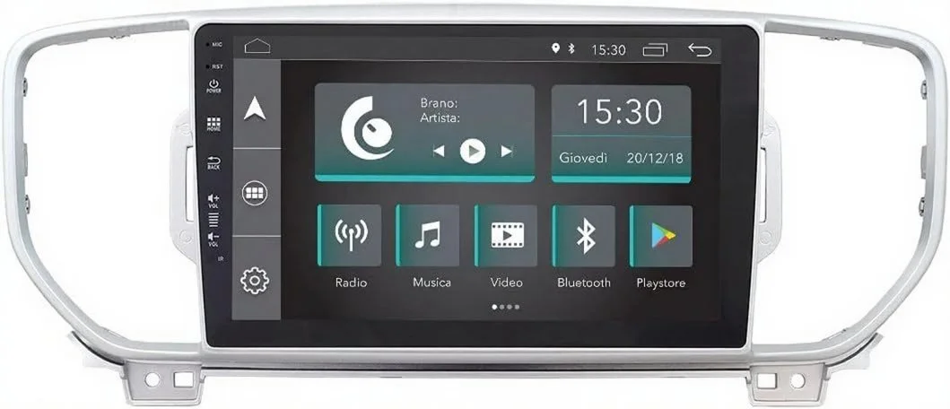 Штатна автомагнітола JFSOUND JF-039KS-XDC-3 для Kia Sportage 2016 / 9" / Сенсорна / 2/16Гб / Android 11 / Apple CarPlay / Android Auto / Bluetooth / WI-FI / GPS / USB / DAB+, фото №1
