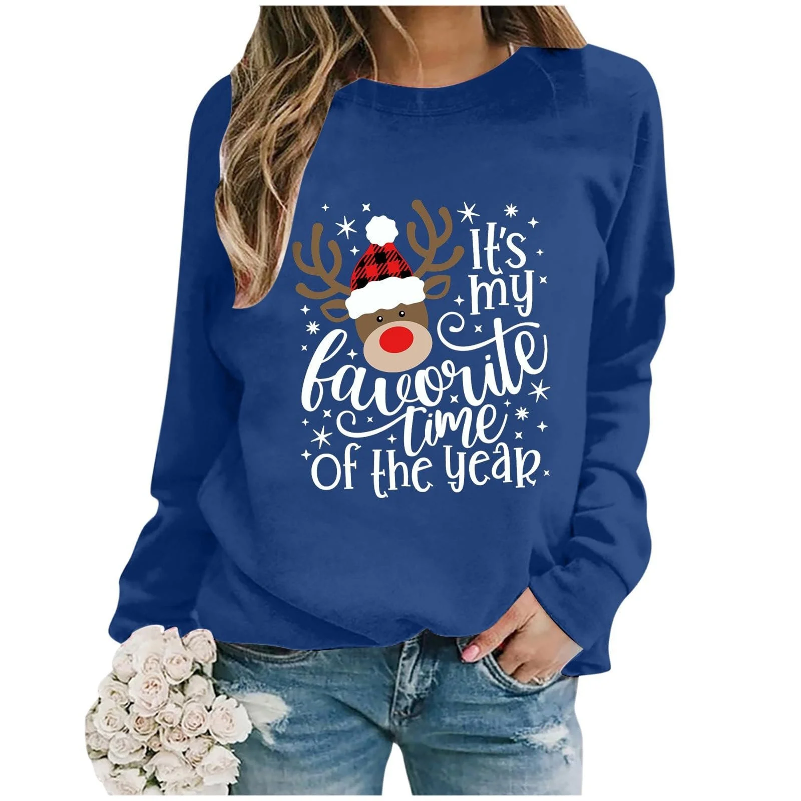 Різдвяний джемпер Жіночий Різдвяний мотив, фото №3 Різдвяний джемпер Жіночий Різдвяний мотив, фото №3